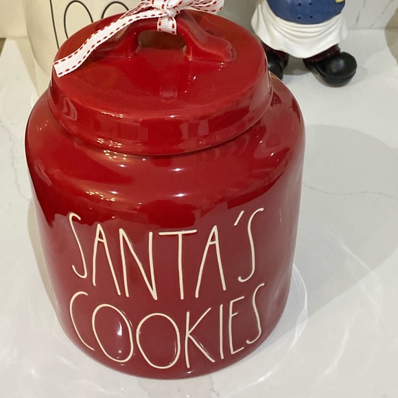 Rae Dunn SANTA’S COOKIES Christmas Canister - Picture 3 of 5